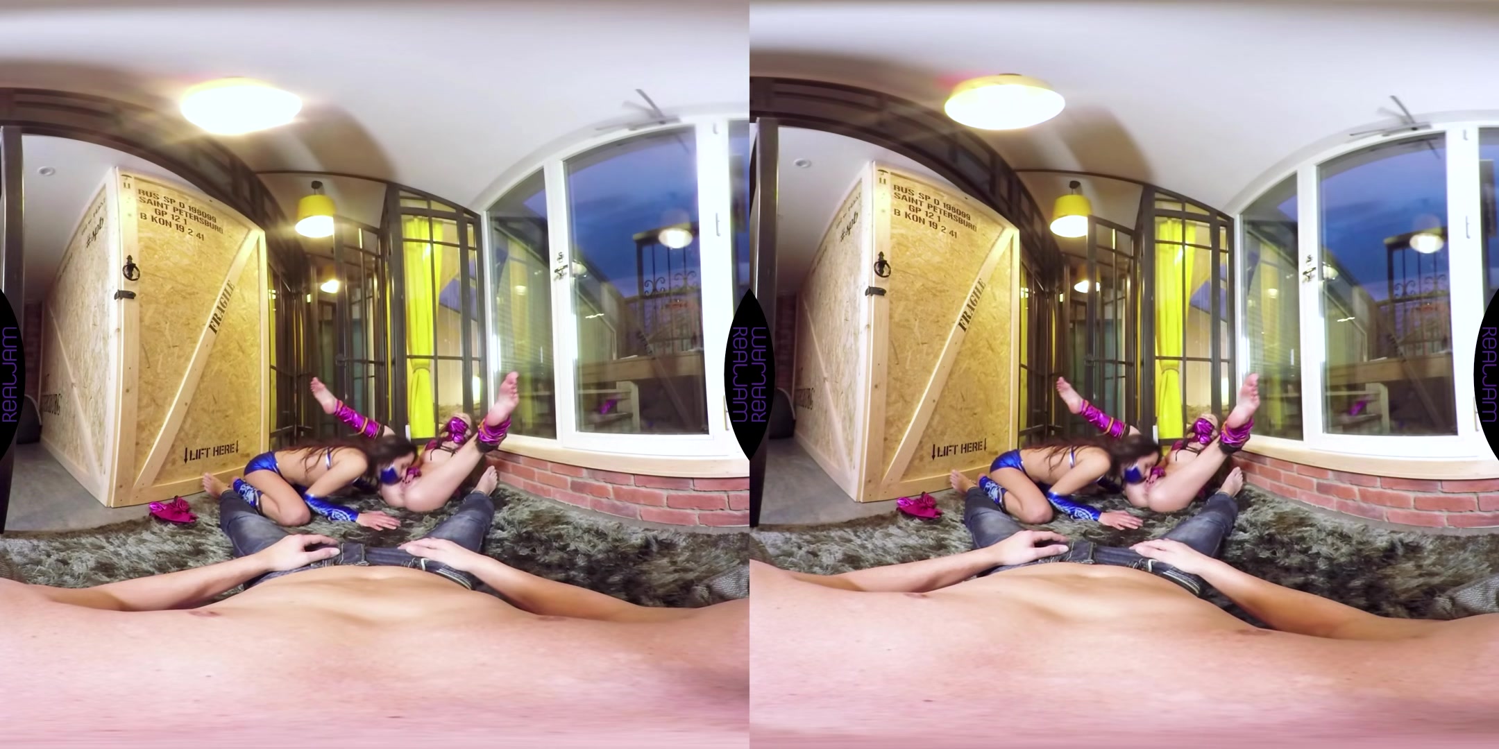 Mileena Vs Kitana: The Hottest Fight - Cosplay Threesome Pov