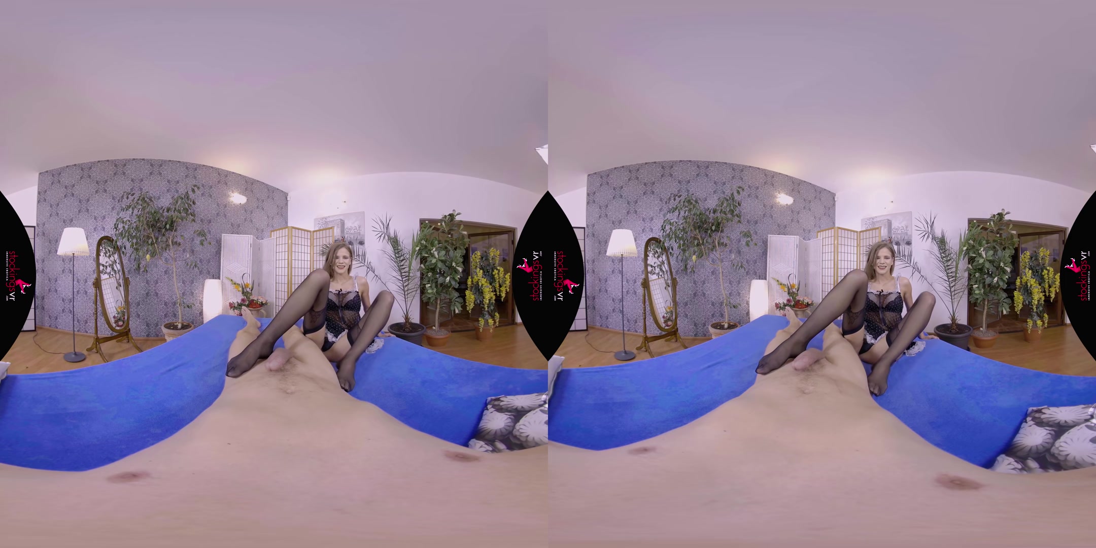 Teenage Nylon Foot Fucker - StockingsVR