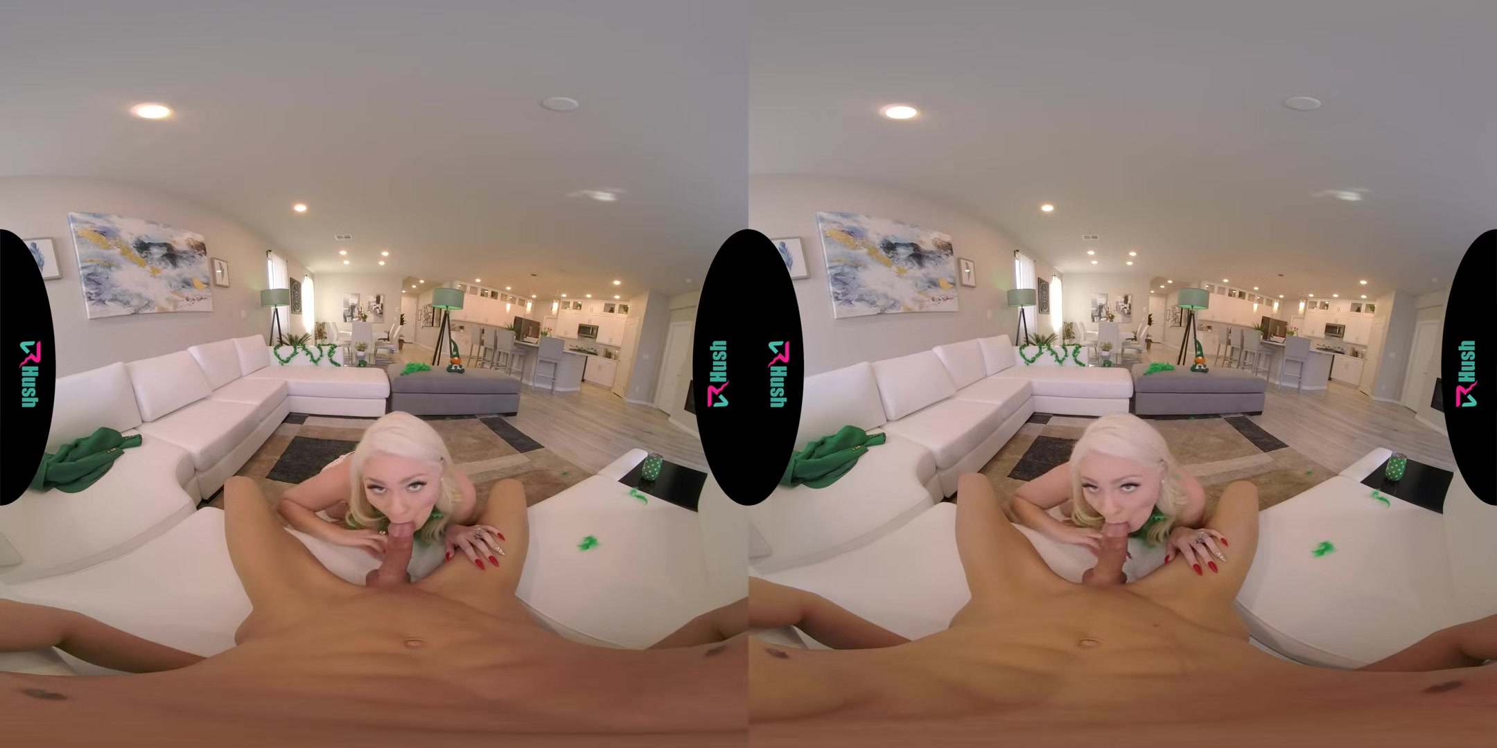 Sweet Saint Pat's Day - POV Fucking Your Busty Blonde Roommate