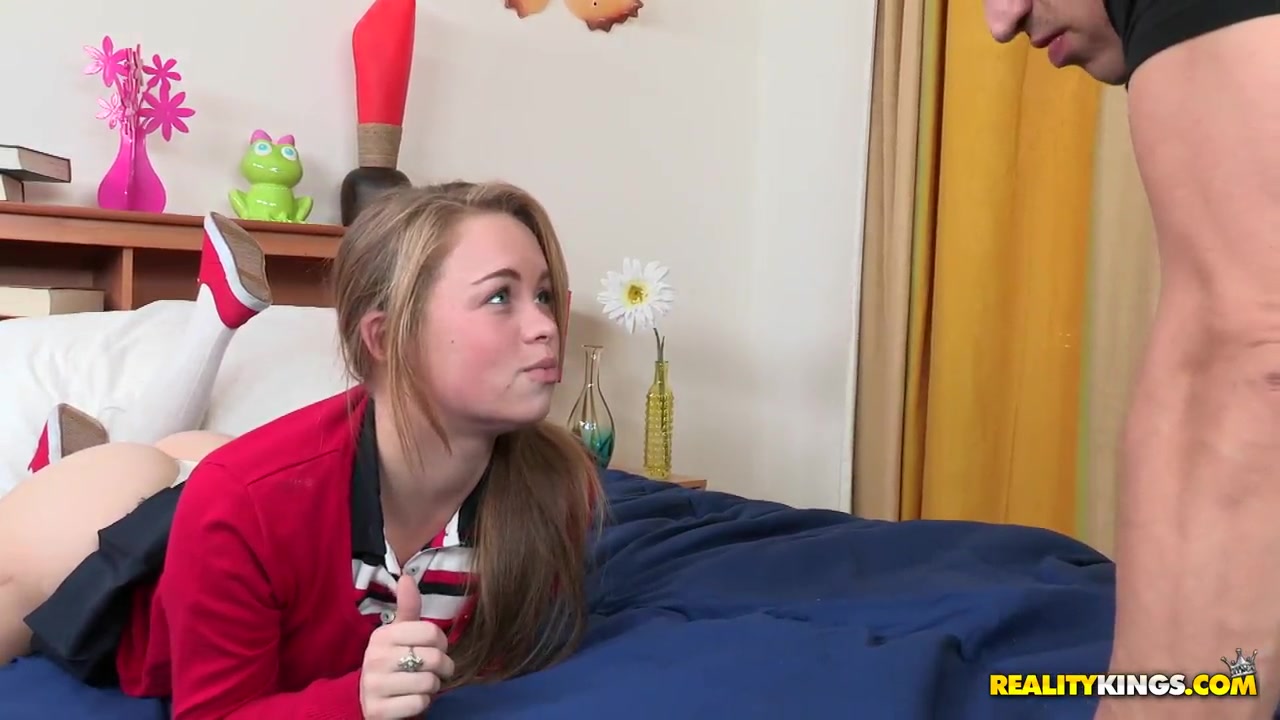 Young guy Bruce Venture came to his girlfriend Madison Chandlerâ€™s house and seduced her for fuck and suck.