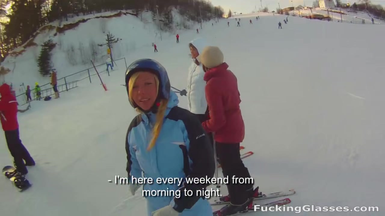 Fucking Glasses - Jessy Brown - Snowboarder chick loves cock