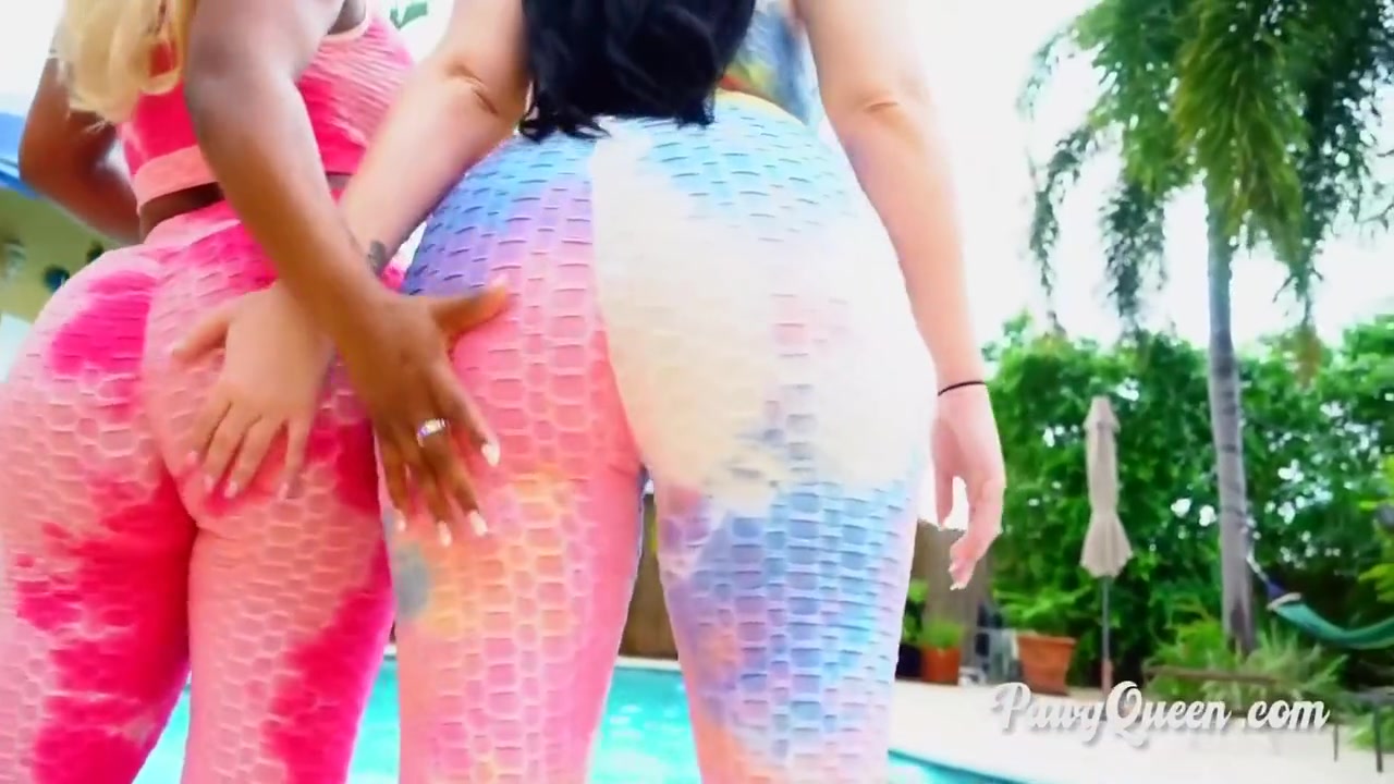 Pawgqueen Twerking Cotton Candy Baddies Ryan Smiles And Breyana Moore