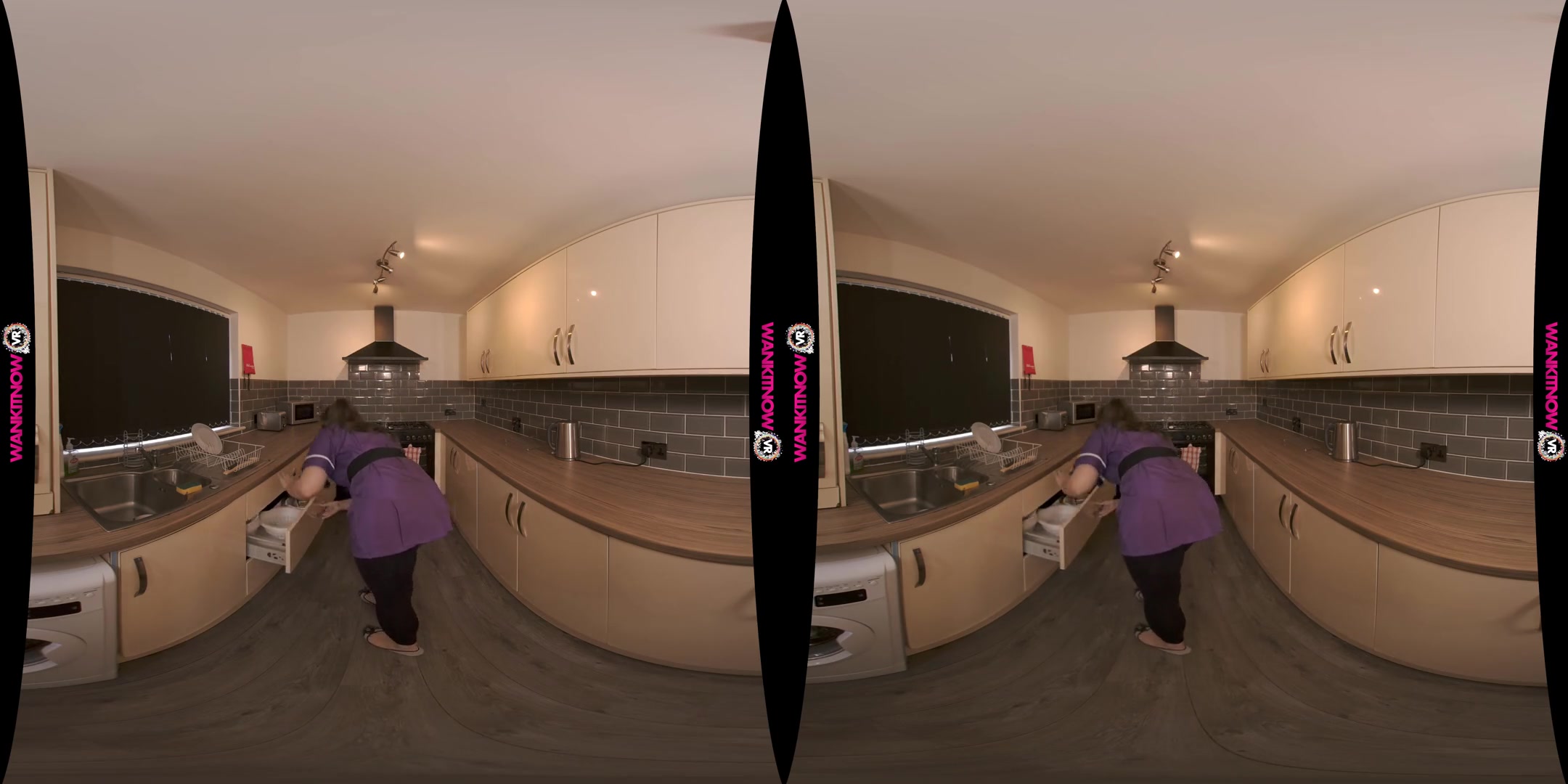 Extra Treatment - Big Tits British MILF Solo in the Kitchen