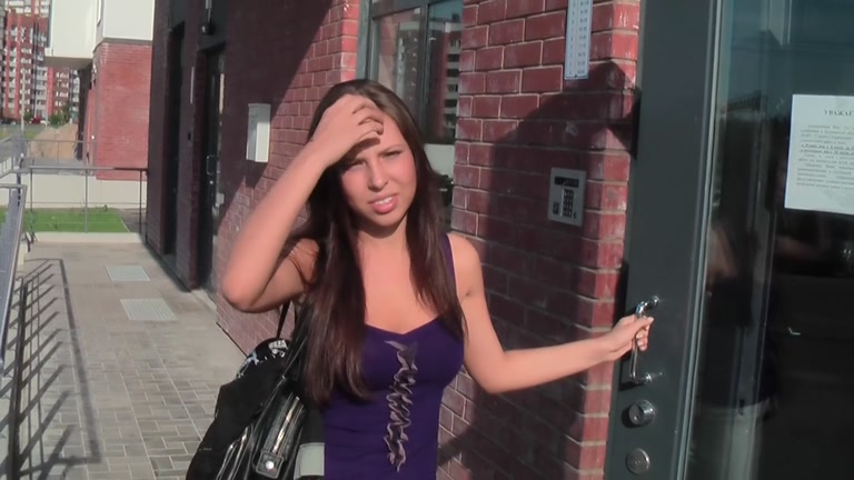 sweetheart tries desirous fuck on the balcony