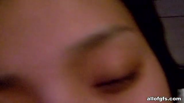 Oiled up Asian gf enjoys kinky sex games