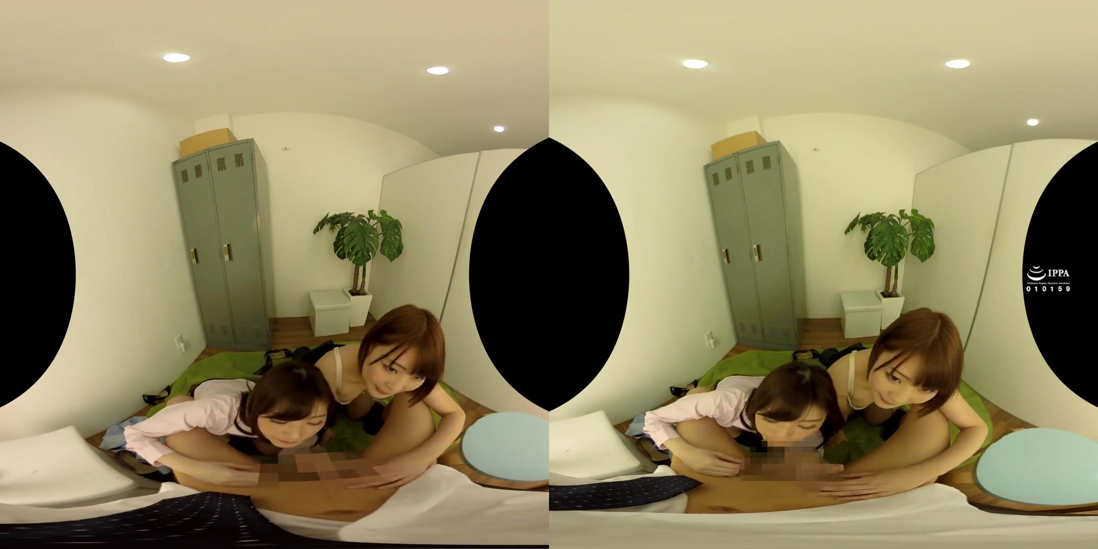 Ichika Kamihata & Nonoka Izumi in Ichika Kamihata and Nonoka Izumi Female Coworkers Playing with New Hire's Dick - CasanovA