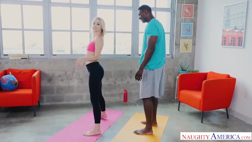 Hazel Eyes - Naughty Yoga Teacher Gets Down With A Bbc In Her Mouth