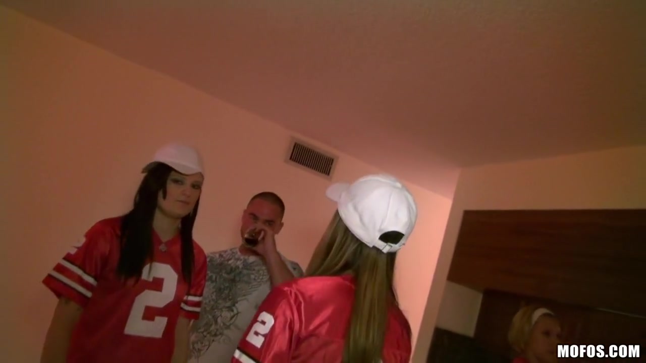 Annika Amour, Thena Sky - Football Fuck Party
