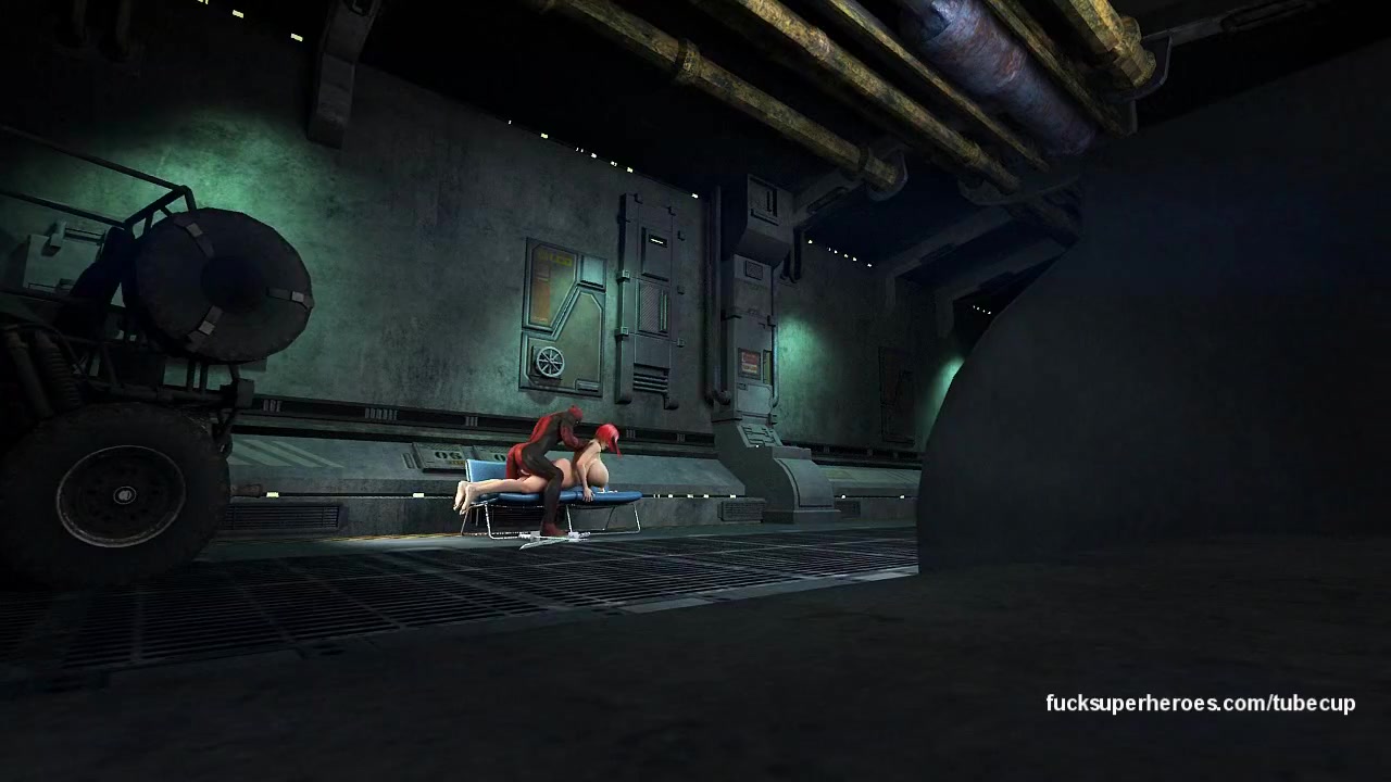 Deadpool saves a busty bitch
