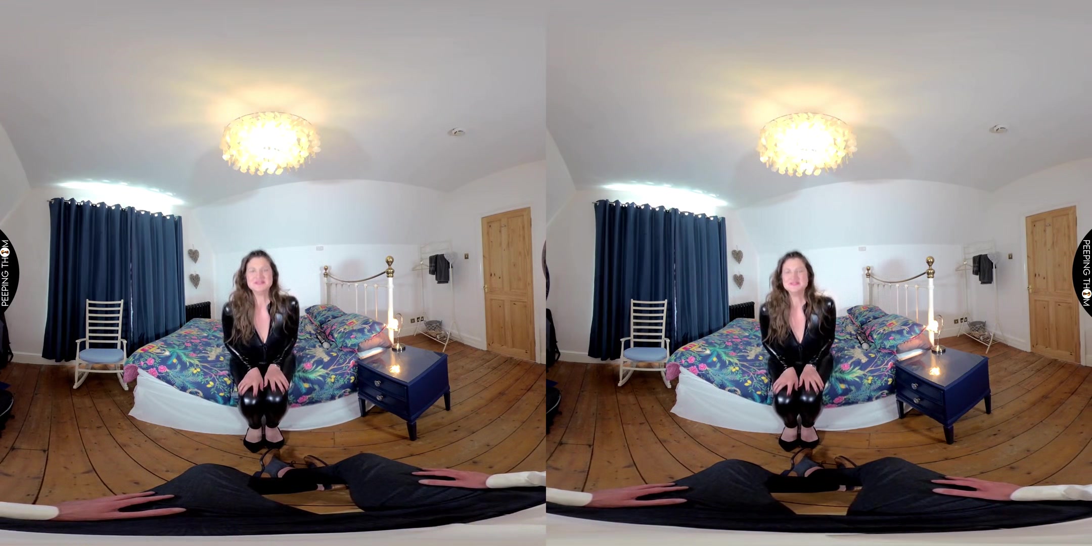 Felicity De Fiend - Wank For Me; British Amateur Solo in PVC Catsuit