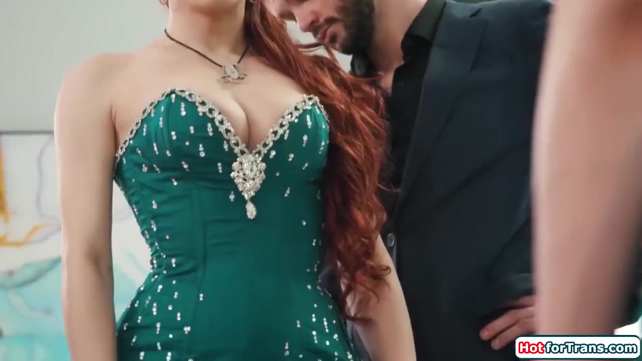 Ariel Demure - Busty Shemale Client Analed By