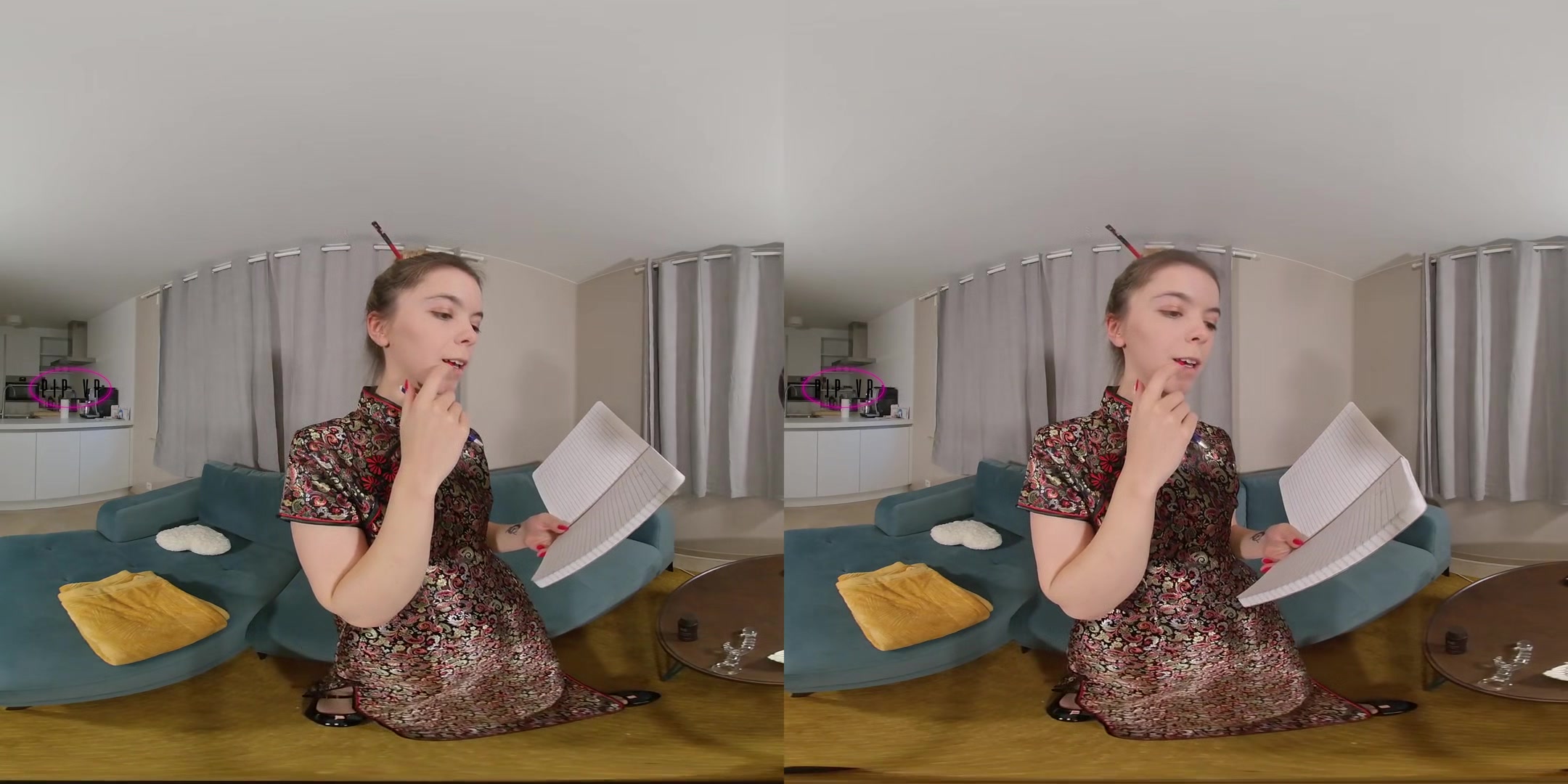 Lina's Massage Client - Solo Amateur Striptease Oil and Masturbation