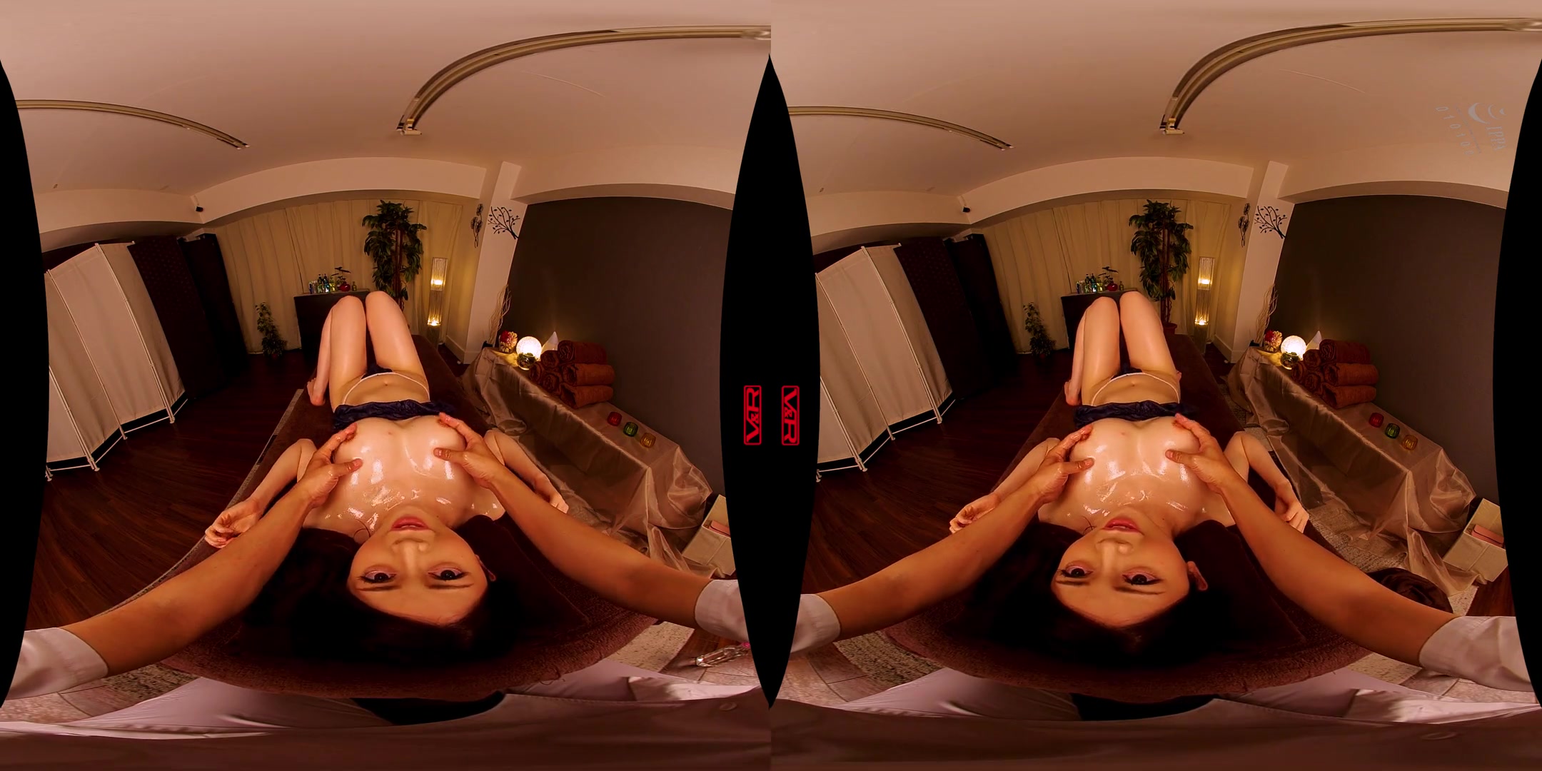 The Busty Wife Takes an Aphrodisiac During her Massage; Gorgeous Japanese Woman Losing Control in VR