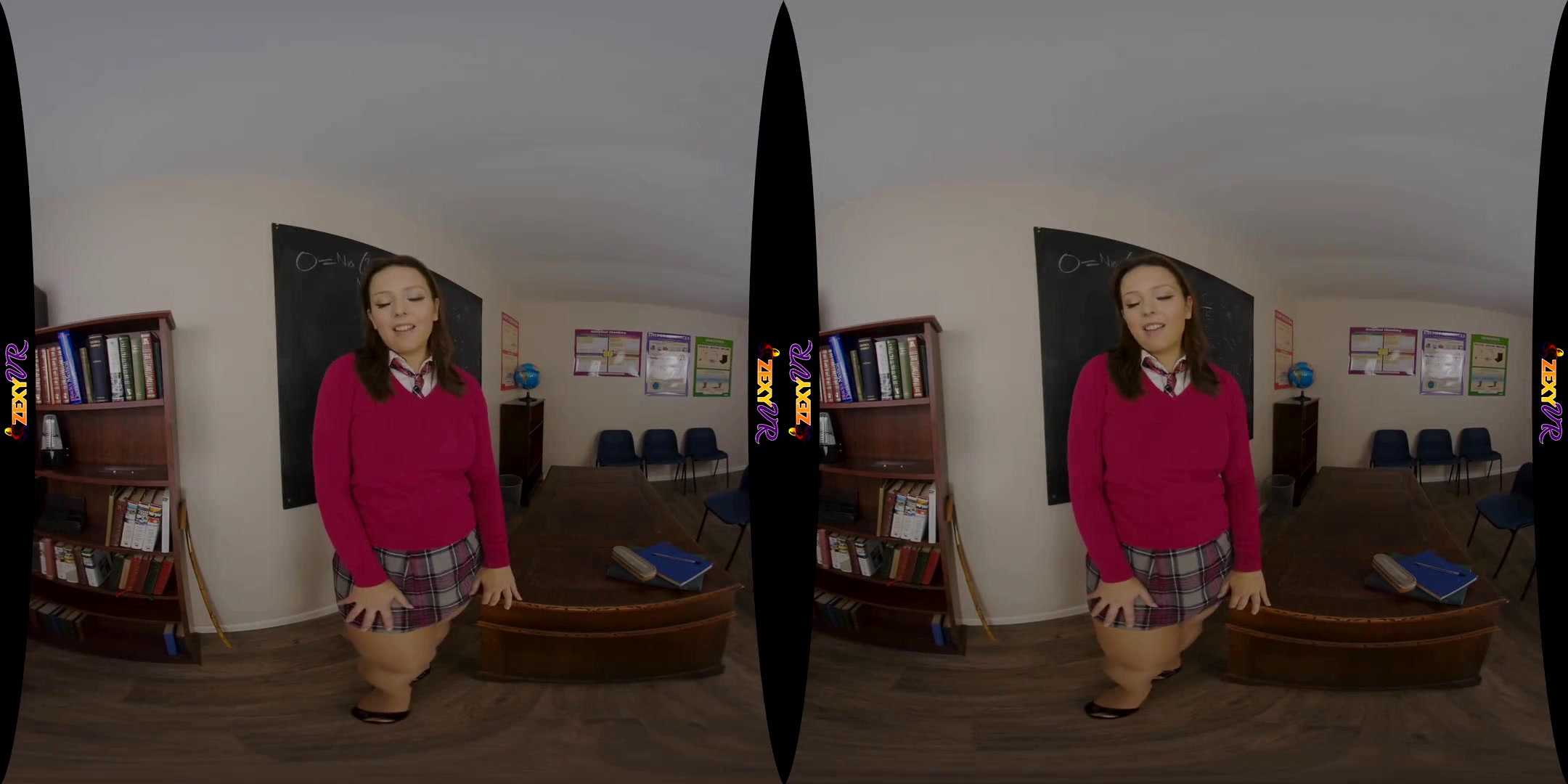 Alice Katz in Uniform Tease - ZexyVR