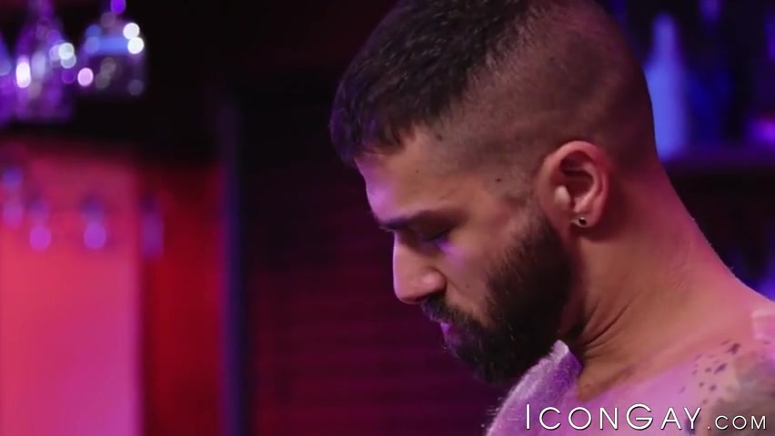 Bearded Hunk Deepthroats Thick Cock With Adam Ramzi, Colby Tucker And Roc Khard