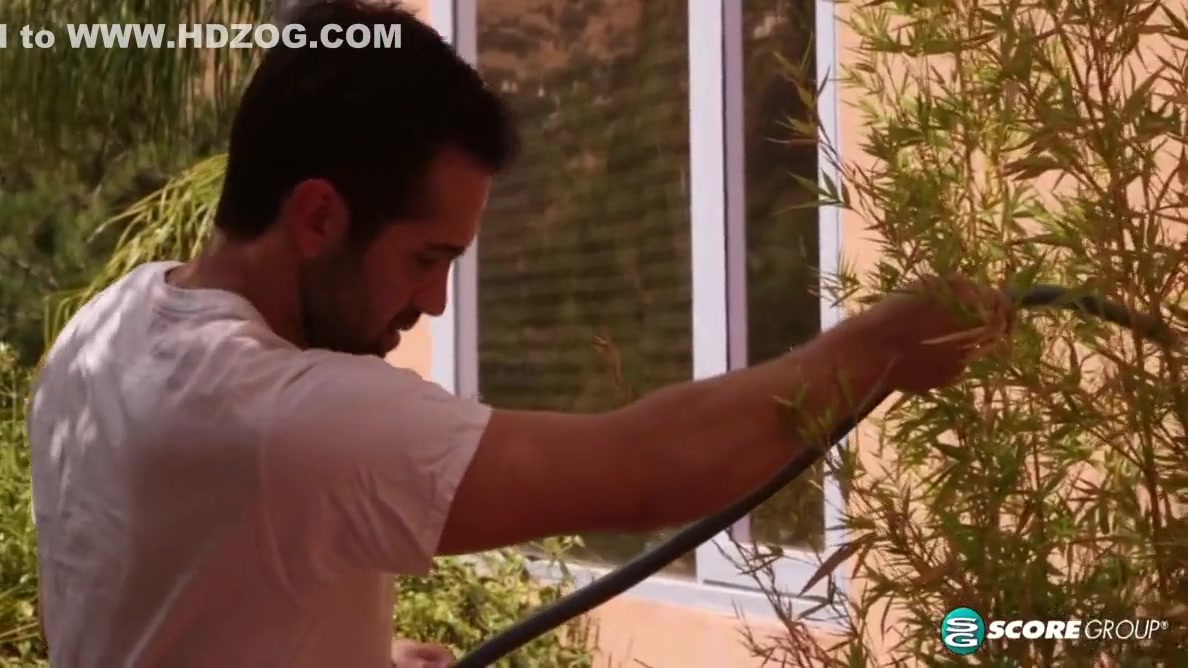 Red Gets Ass-fucked By Gardener With Hot Milf