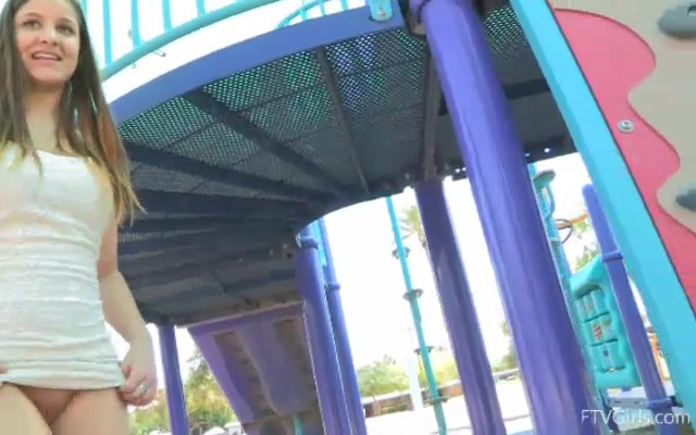 Nicole nude on the playground - FTVGirls