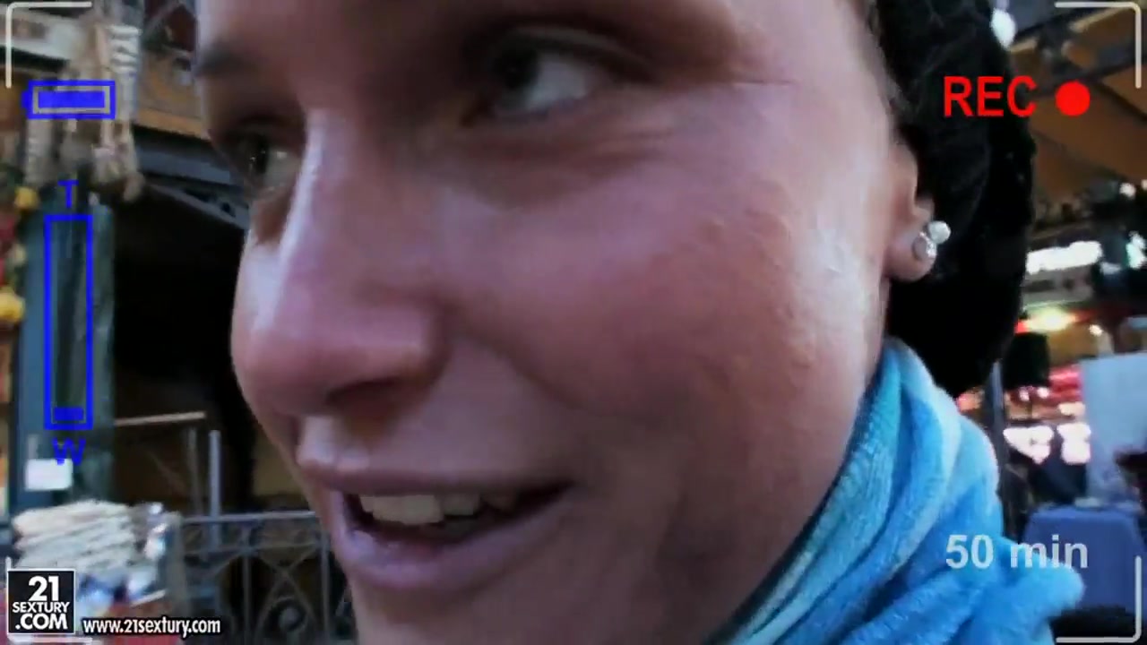 Hot gal Kathia Nobili feels so kinky in the market