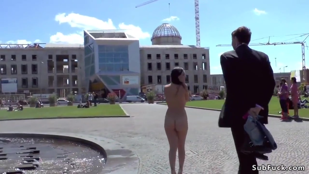 Hairy European Spinner Banged In Public With Juliette March