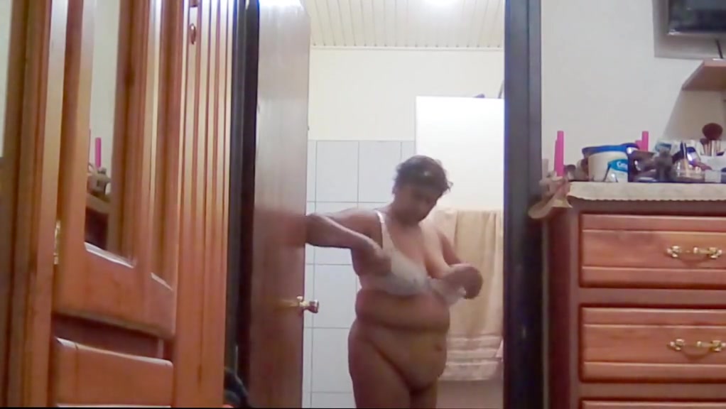 My hot indian stepmom with big tits showering