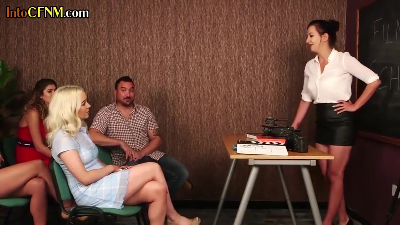 Cfnm British Babes Blowing Dick At Film School