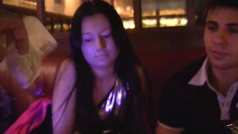 Brunette goes for pickup fuck scene 2