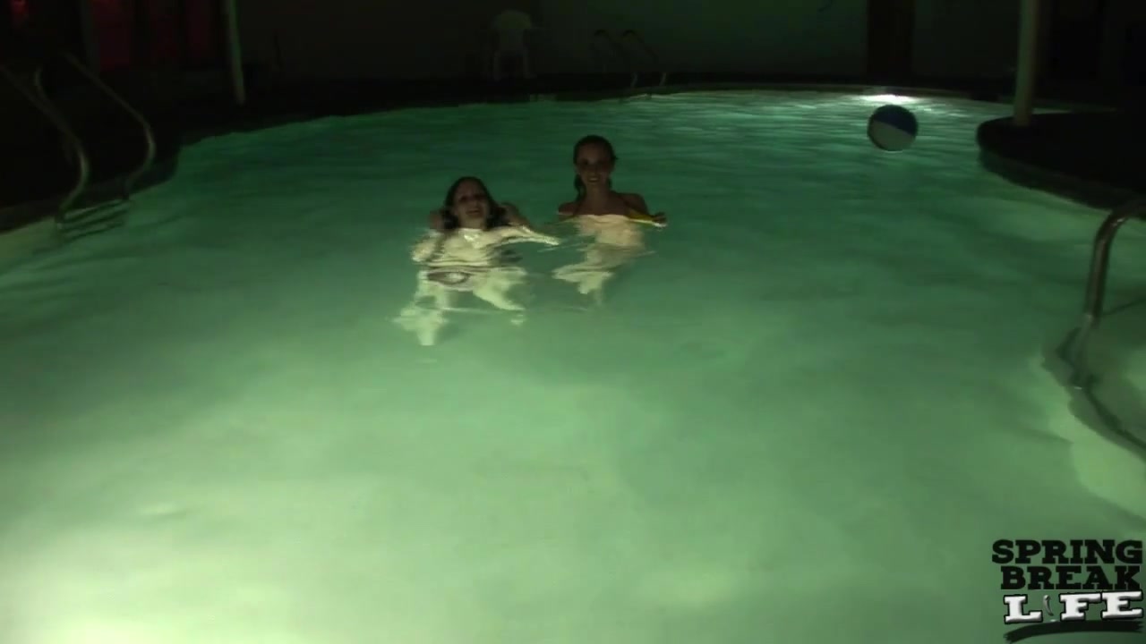 Snowed in Iowa Hotel and Night Time Skinny Dipping