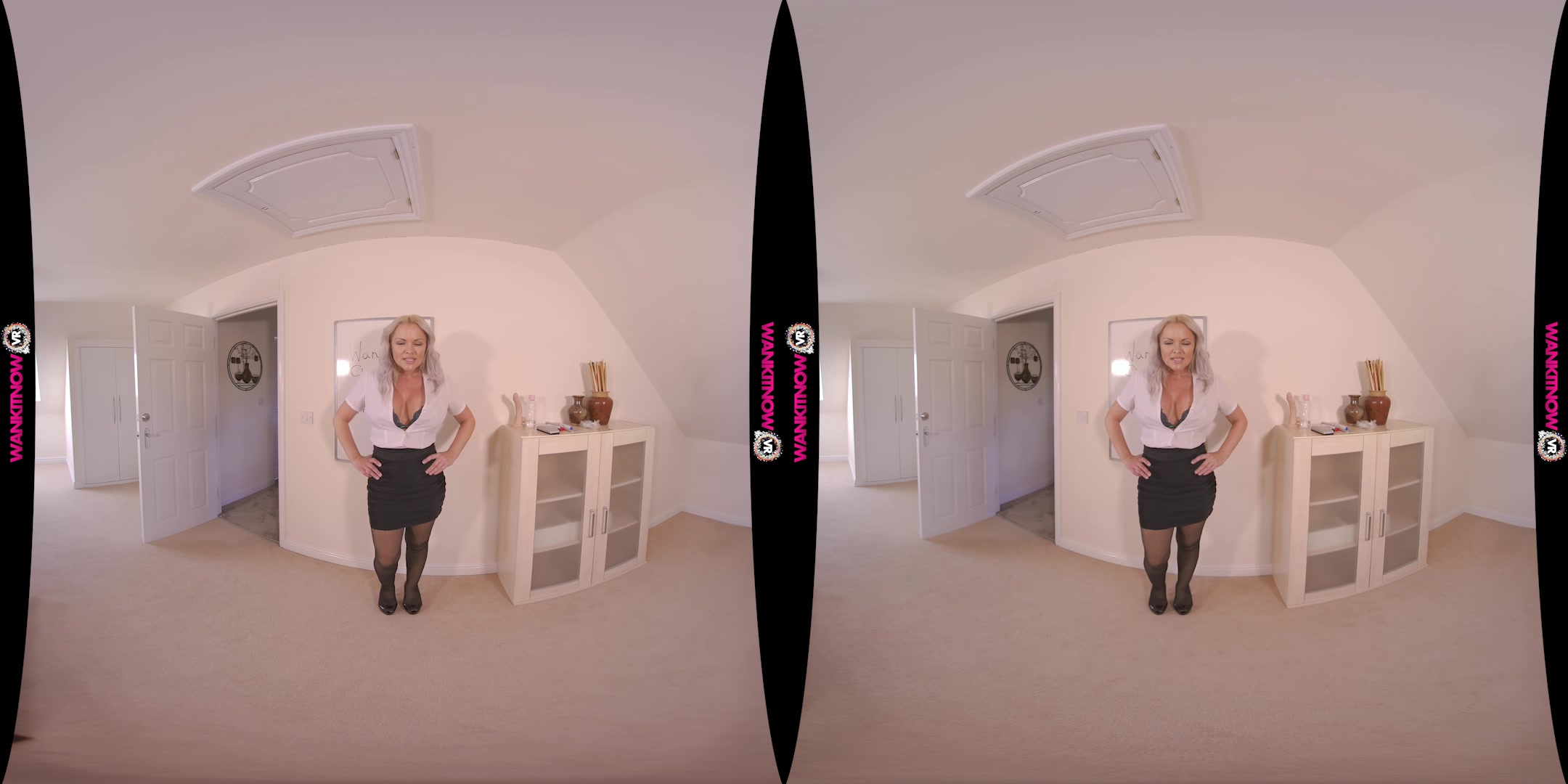 Wank Class featuring Frankie Babe - WankitNowVR