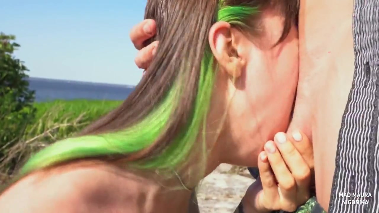 Hot Blowjob On The Seashore - Nigonika Blowjob 2024 With Best Hot