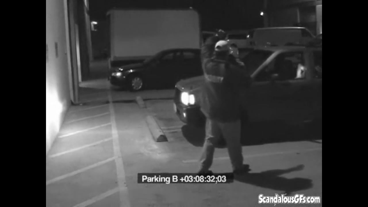 Security Blowjob by Hot Babe Caught on CCTV