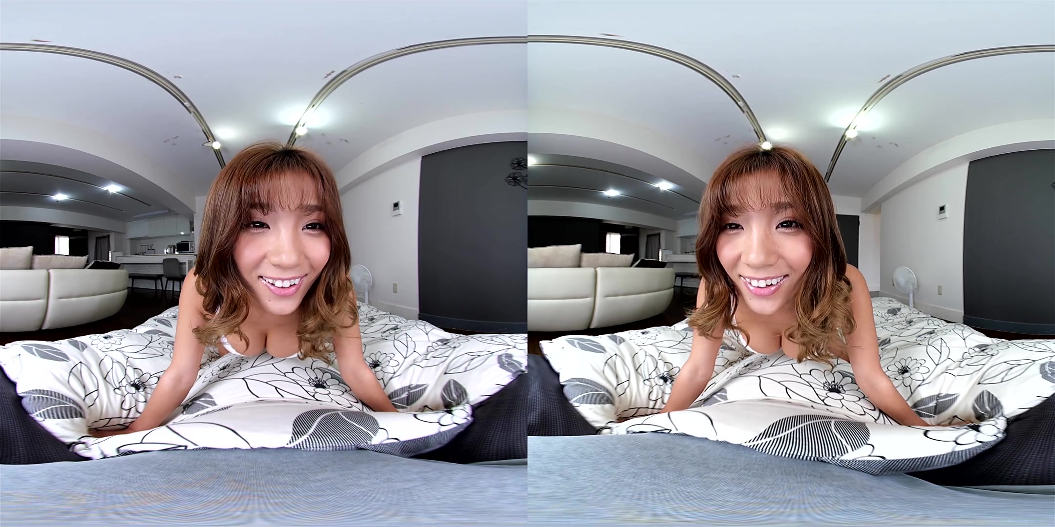 Aya Hazuki Two People in Bed 1 - SexLikeReal