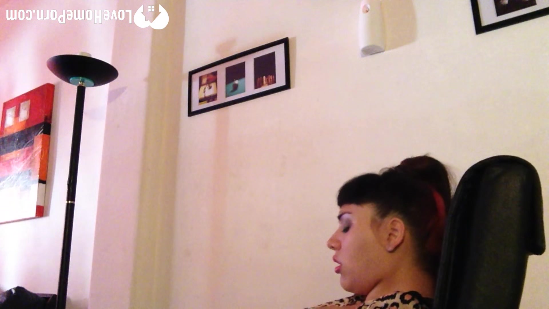 Naughty babysitter teases with her stunning body