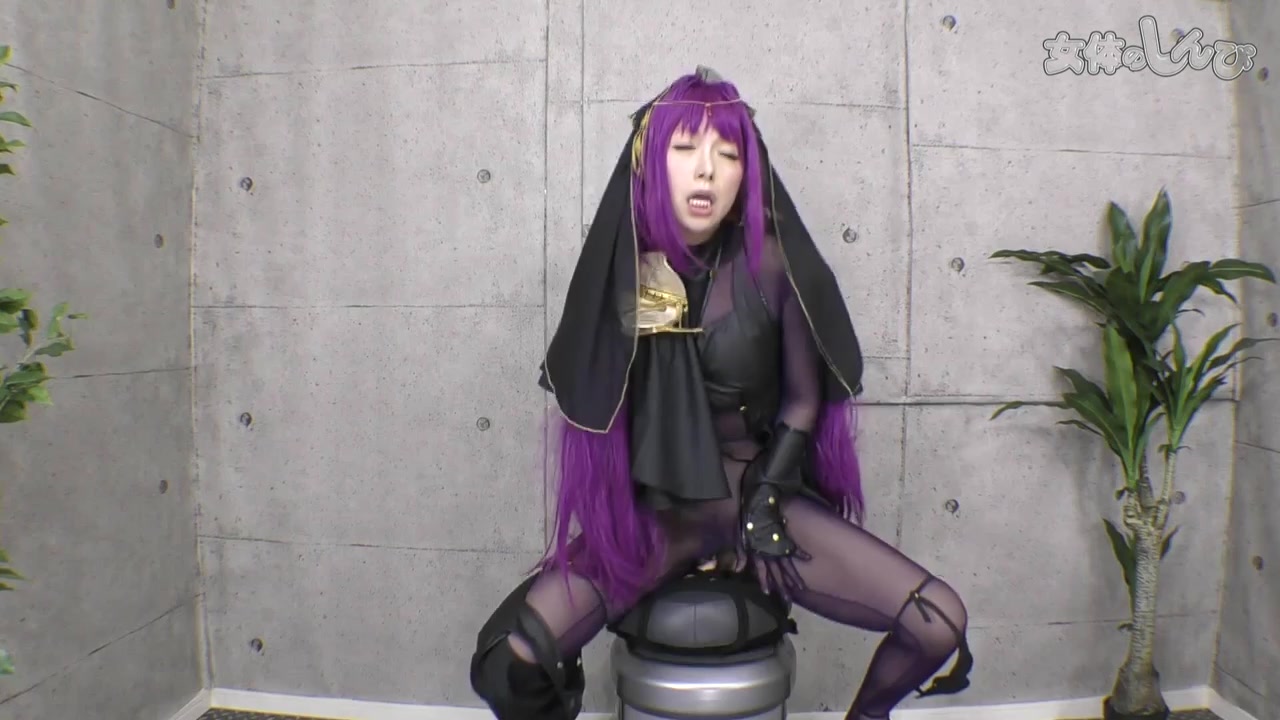 I masturbate by a rodeo machine. - Fetish Japanese Video