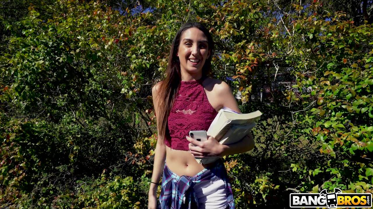 College student 18+ Fucks For Tuition Money - BangBus