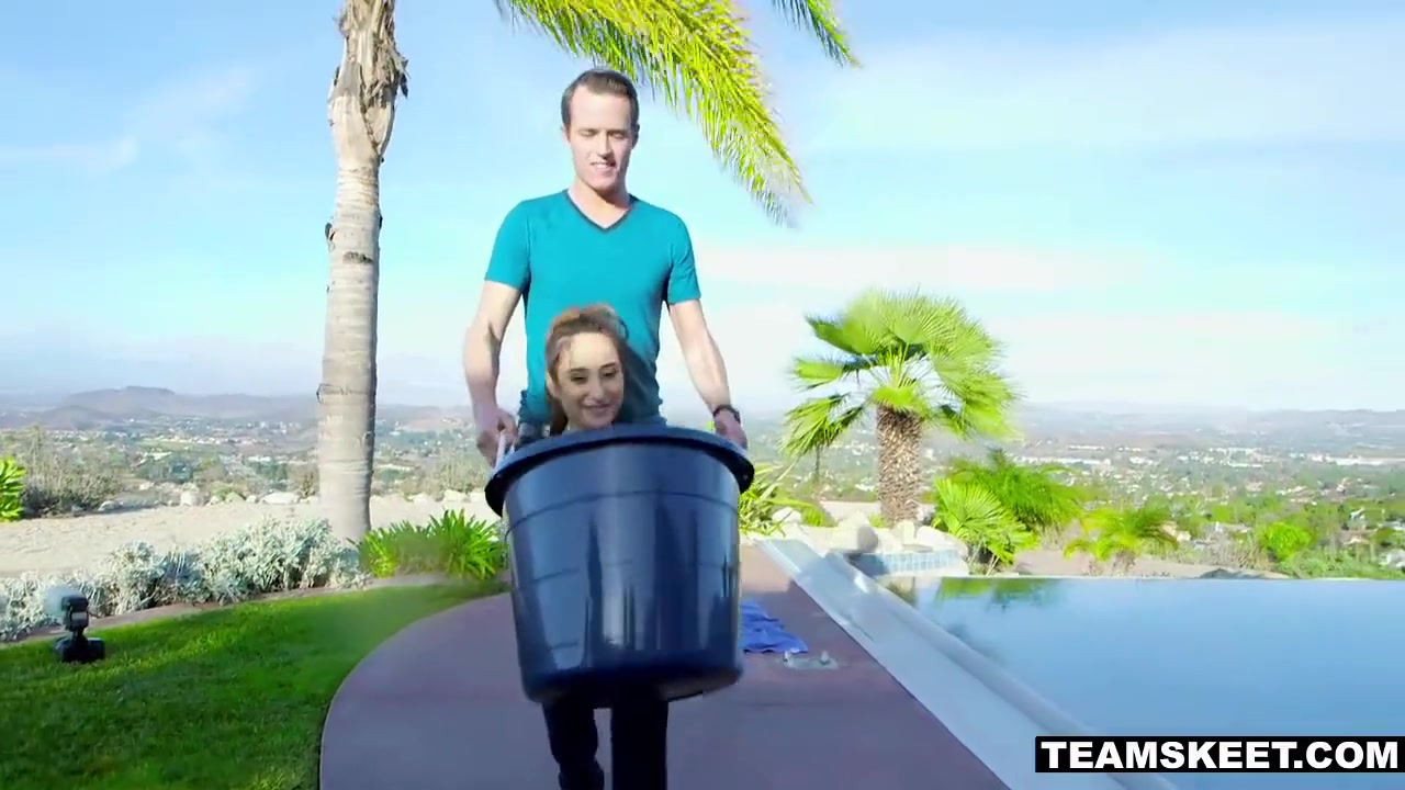 Tiny teen 18+ Fucktoy Gets Carried Around In A Bucket