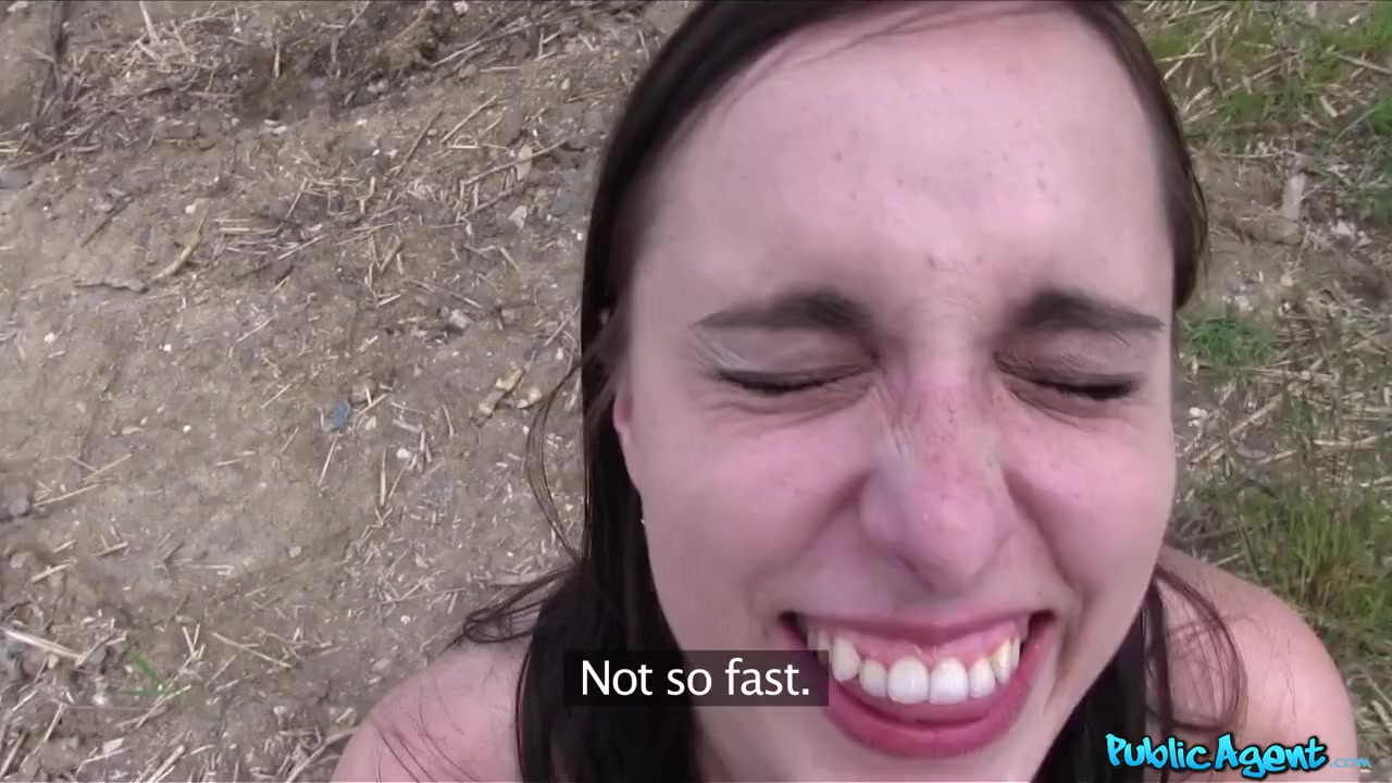 Laura in Slim brunette student 18+ fucks in field for cash - PublicAgent