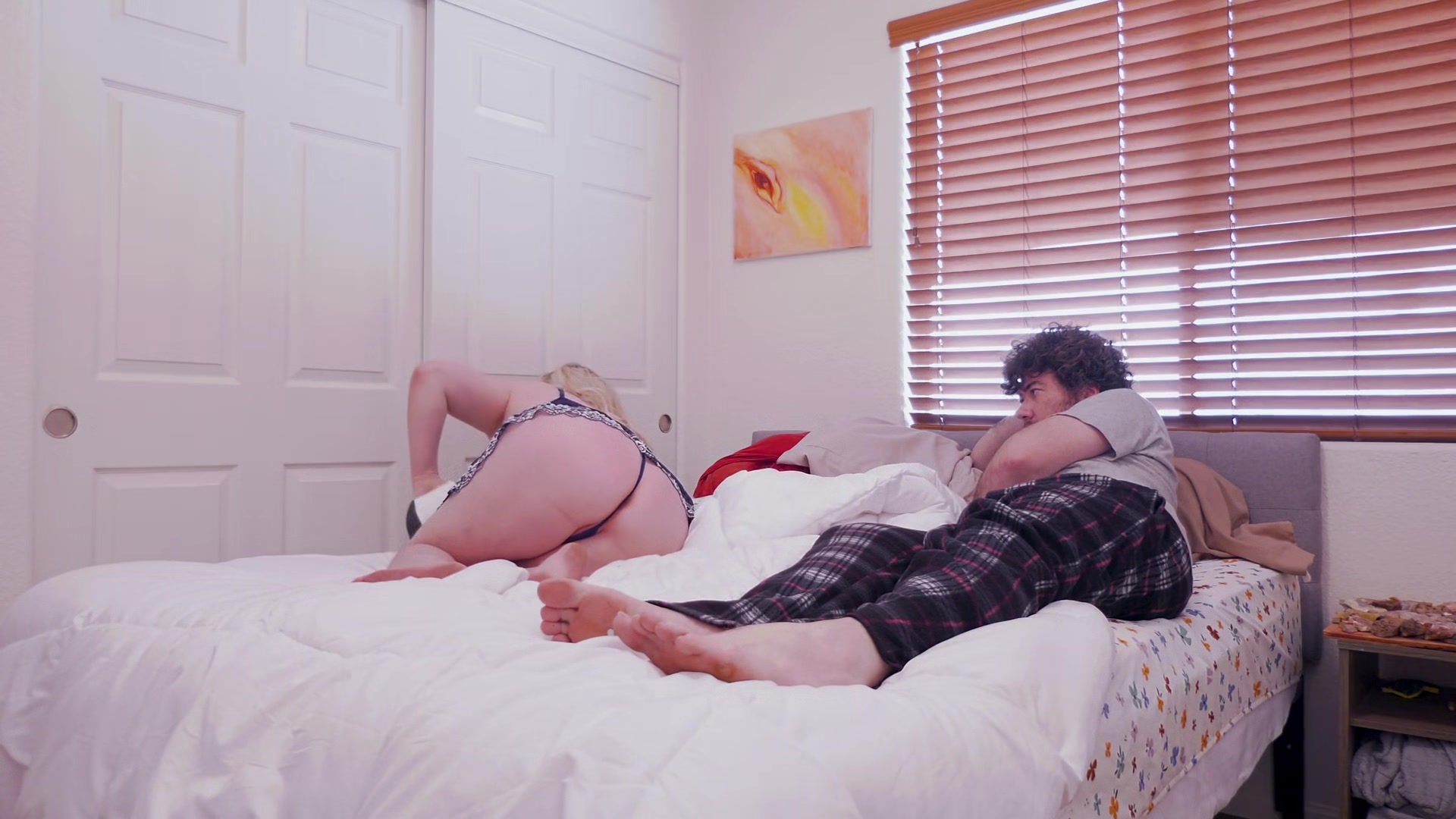 Sharing A Bed With Stepmom While On Holiday