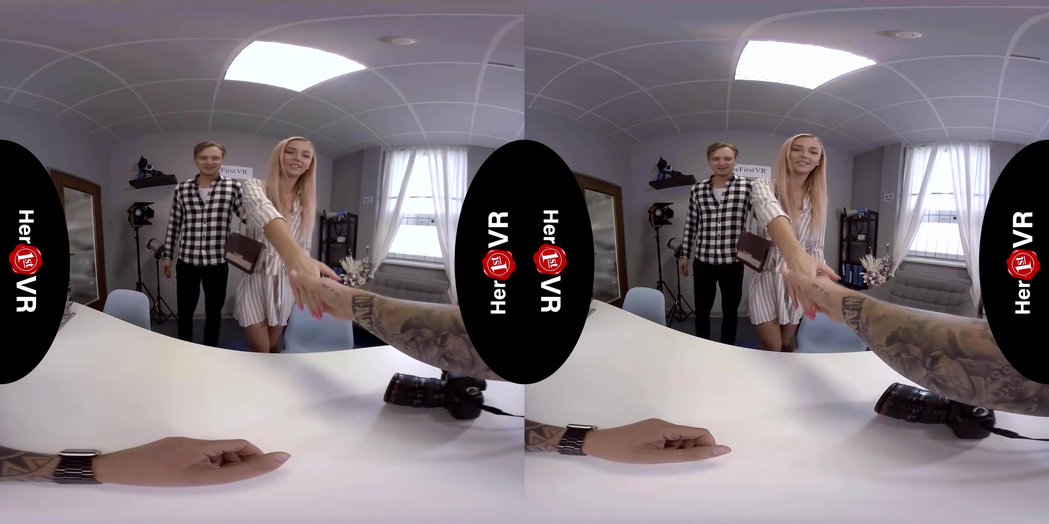 Jenny Wild - VR Casting; Sexy Blonde Amateur First Timer