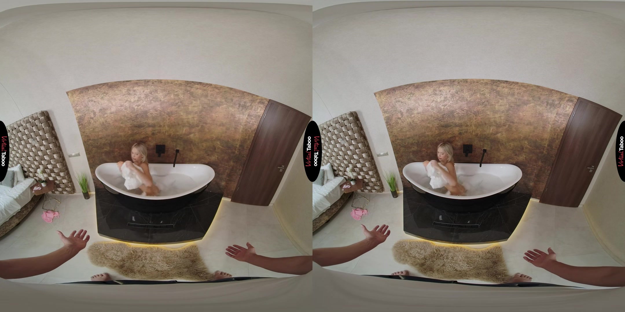 Sky Pierce VR Porn: Bubble Bath With Big Cock - VirtualTaboo