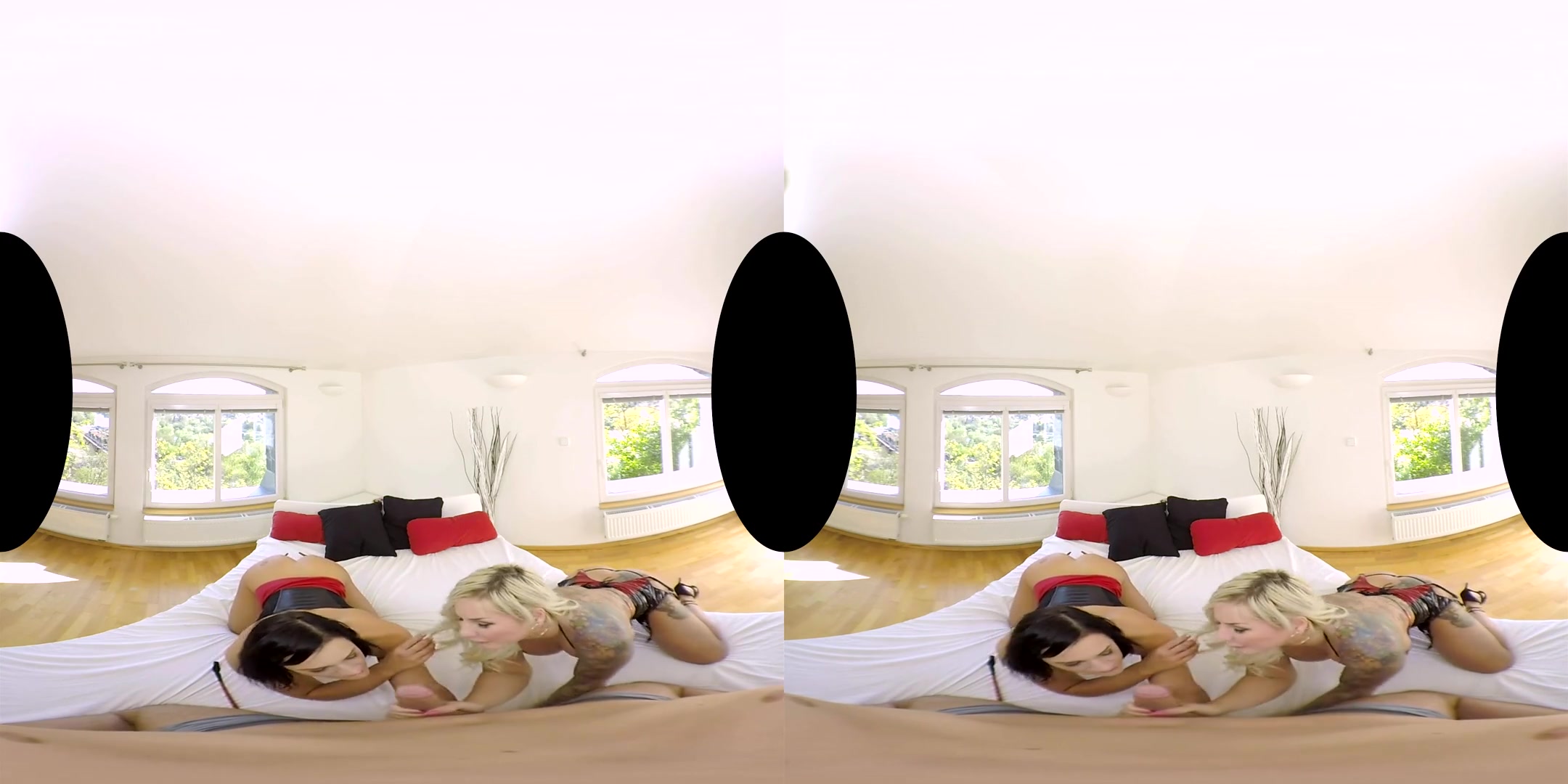 Jarushka Ross & Black Sophie in Latex Babes - POV - RealityLovers