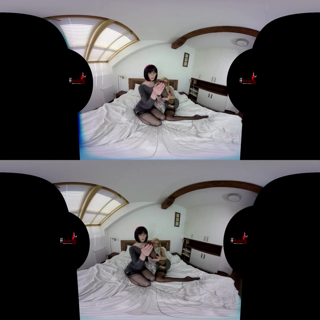 Naughty Julia & Vinna Reed in Feel The Heat Virtual Reality - FFStockings