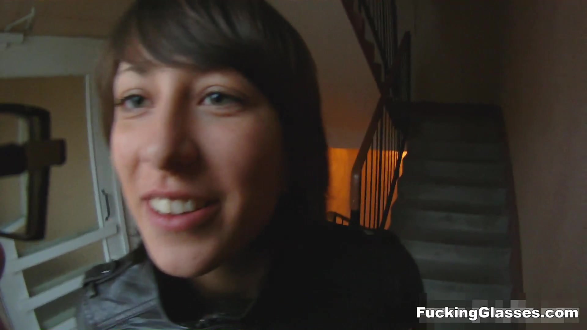 Fucking Glasses - Kirsten - Spontaneous top-floor fucking