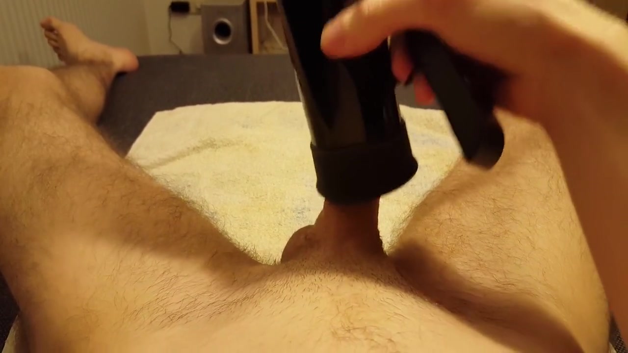 Milking My Cock With A Tremble Milking Machine