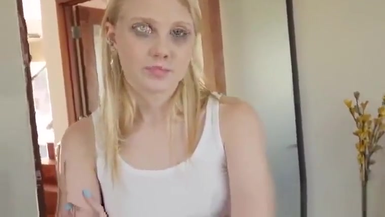 Blonde Stepsister Riding