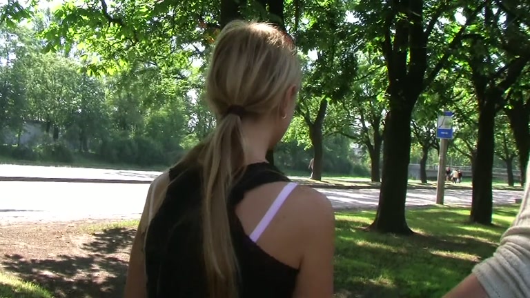 Car sex with young horny girl