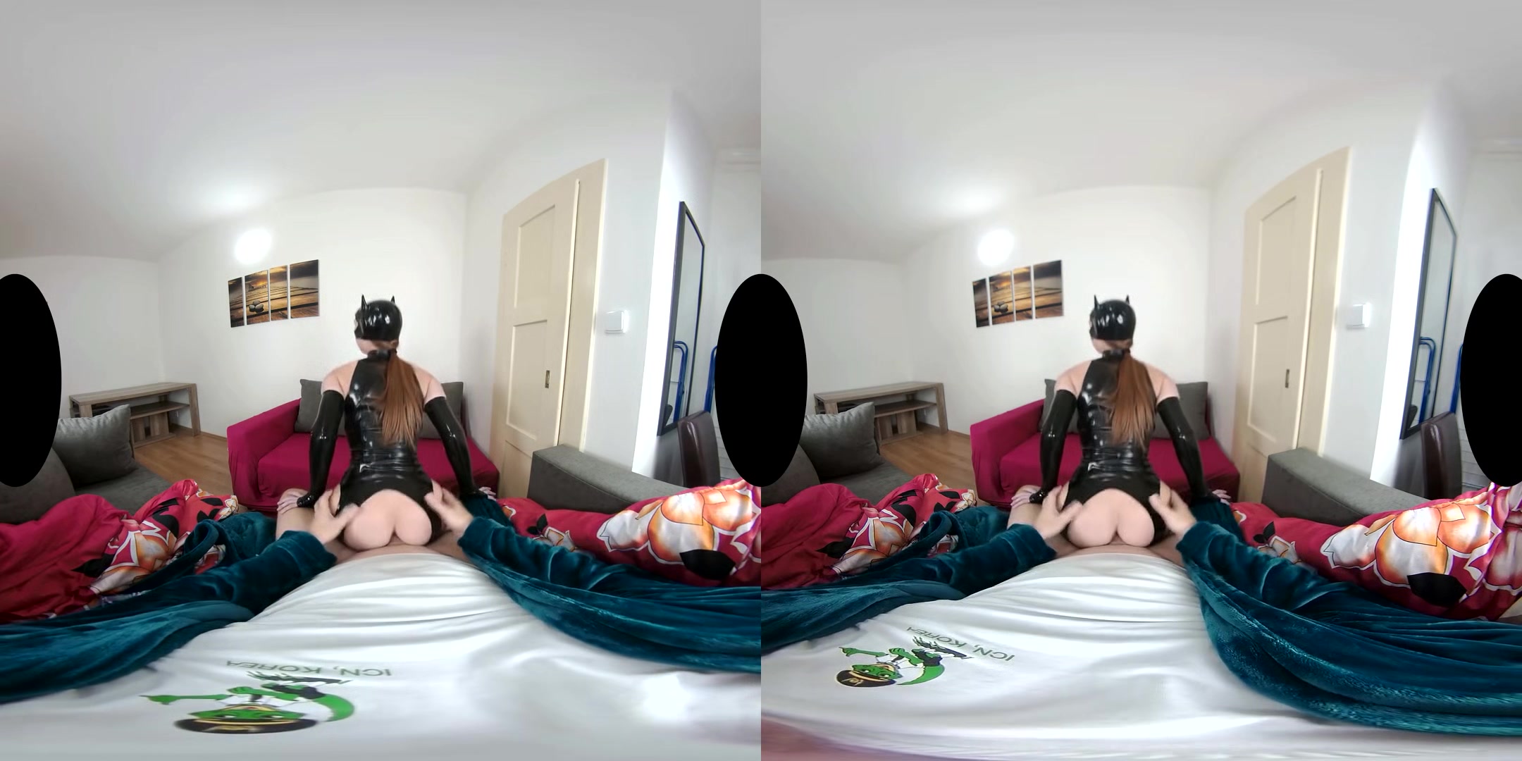 Mina K: Latex Pussycat - Fetish Gear VR POV - SexLikeReal