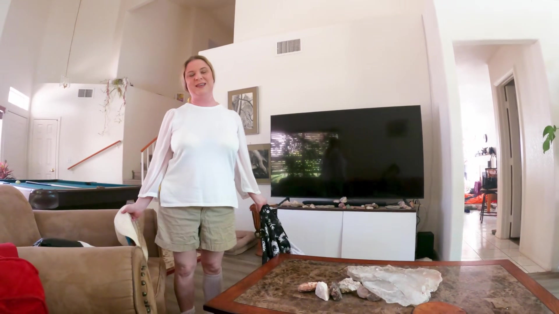 Stepmom Wants To Go Swimming But Has Sex With Her Stepson Instead