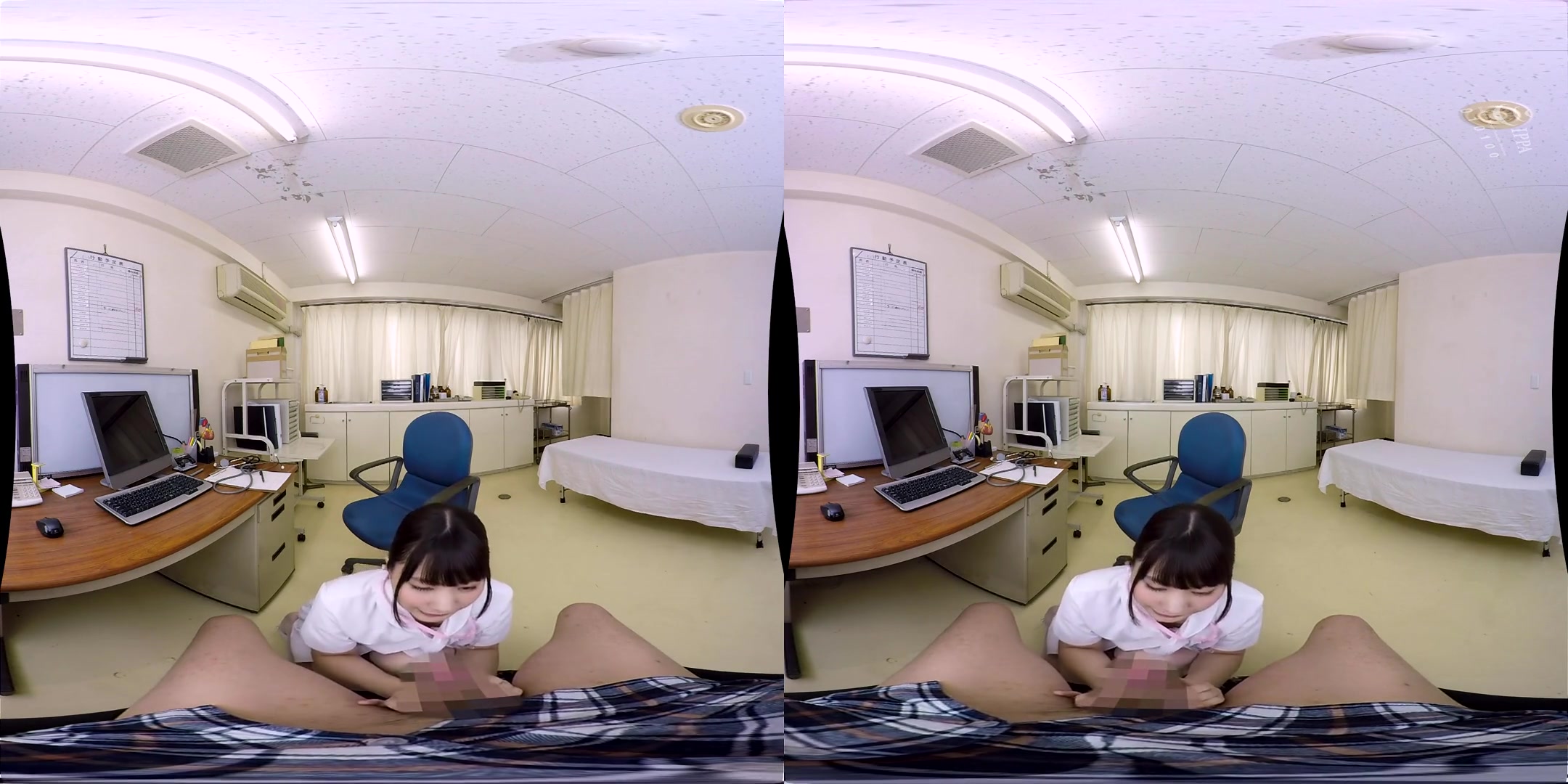 Four Nurses in White Pantyhose 1 - Asian Nurse Nylons Uniform