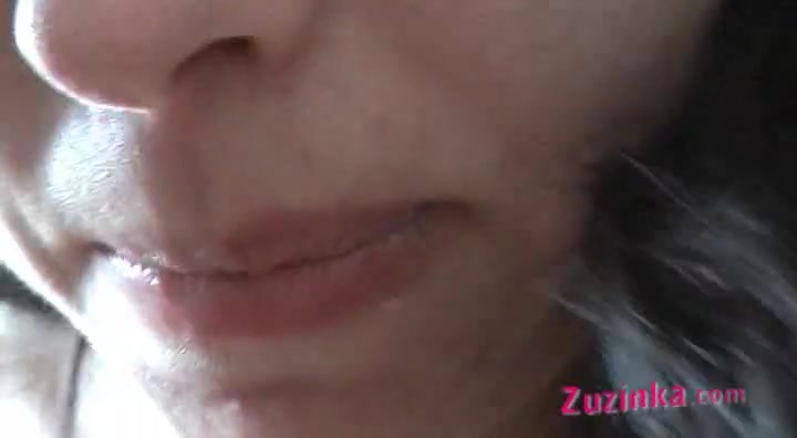 Amateur czech Zuzinka fucks huge dick