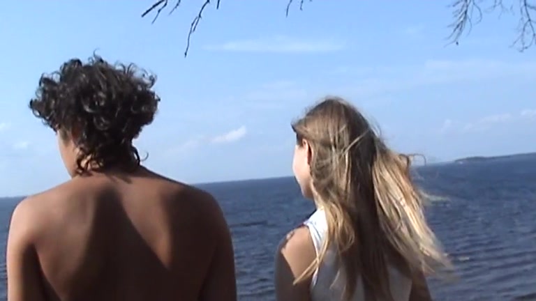 Mind Blowing sexy naked pair fucking on the desolate river bank